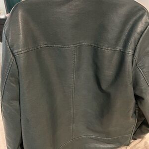 Women's Green Leather Jacket